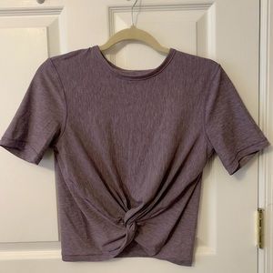 cute purple workout shirt